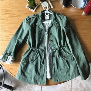 Army green jacket